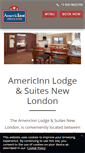 Mobile Screenshot of americinn-newlondon.com